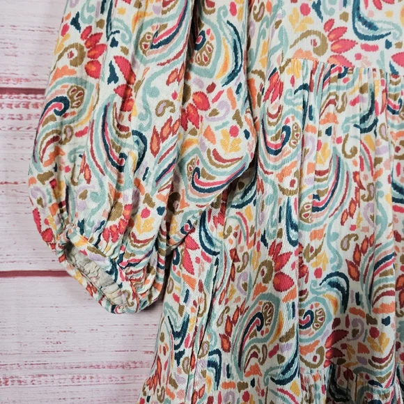 Marine Layer Scarlett Paisley Print Dress - Picture 16 of 16